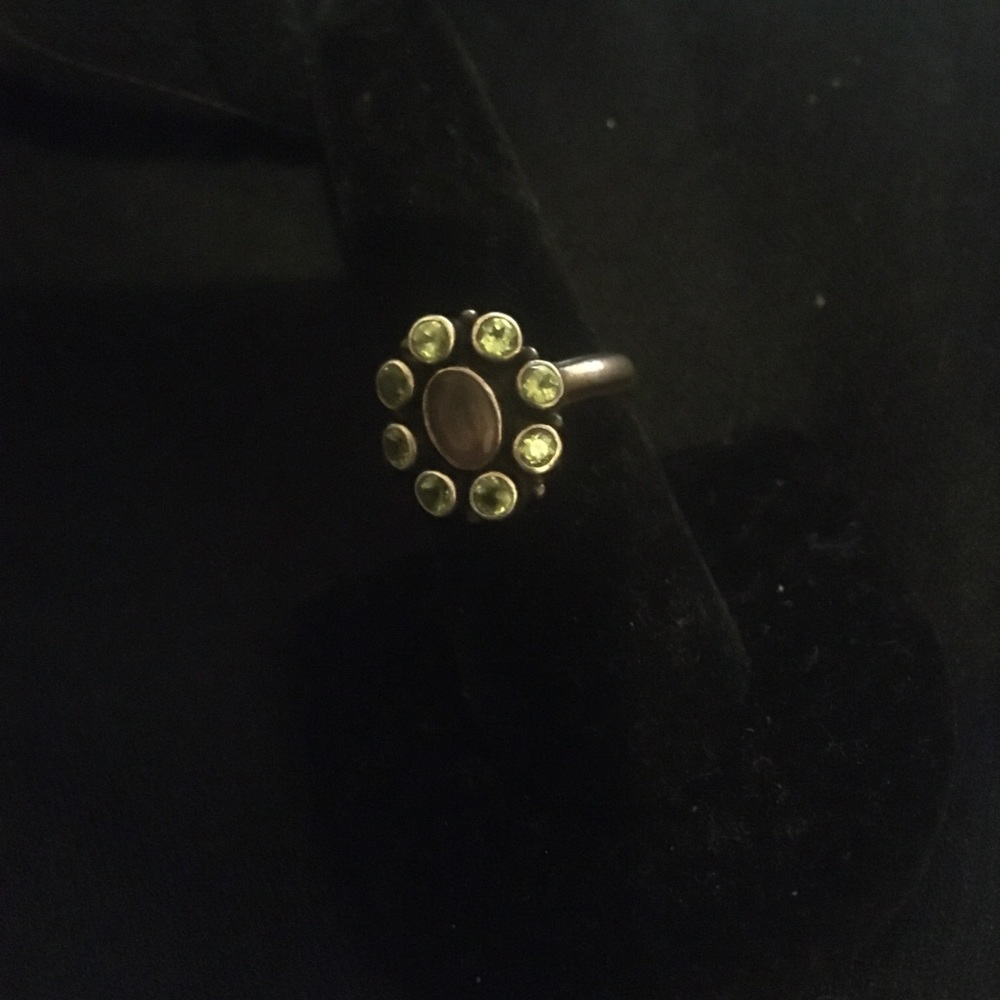 NB 925 Gemstone Ring Size 8 - Picture 6 of 6